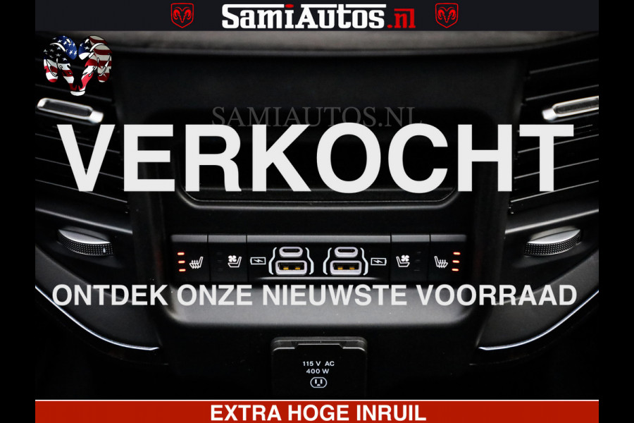 Dodge Ram 1500 Limited Night H.O 540HP 706Nm | Massage + Full Option | De Meest Luxe en Volle Pick-Up in zijn Klasse | Comfortabele Dubbele Cabine met Royale 5 Zitplaatsen | BPM vrij | Nu Leverbaar uit Voorraad | Voorraad Nr 2329 - 5135