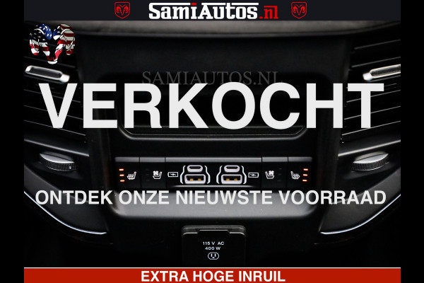 Dodge Ram 1500 Limited Night H.O 540HP 706Nm | Massage + Full Option | De Meest Luxe en Volle Pick-Up in zijn Klasse | Comfortabele Dubbele Cabine met Royale 5 Zitplaatsen | BPM vrij | Nu Leverbaar uit Voorraad | Voorraad Nr 2329 - 5135