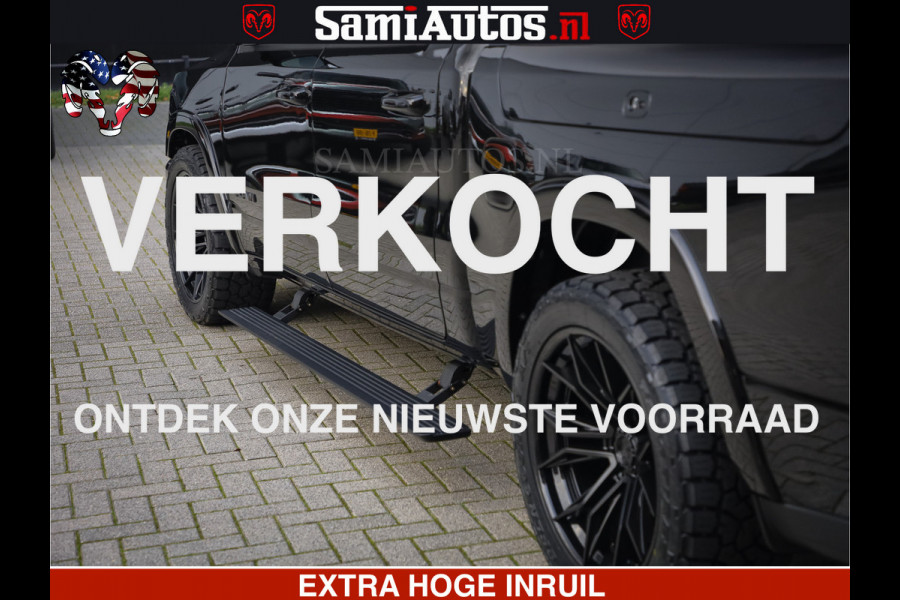 Dodge Ram 1500 Limited Night H.O 540HP 706Nm | Massage + Full Option | De Meest Luxe en Volle Pick-Up in zijn Klasse | Comfortabele Dubbele Cabine met Royale 5 Zitplaatsen | BPM vrij | Nu Leverbaar uit Voorraad | Voorraad Nr 2329 - 5135