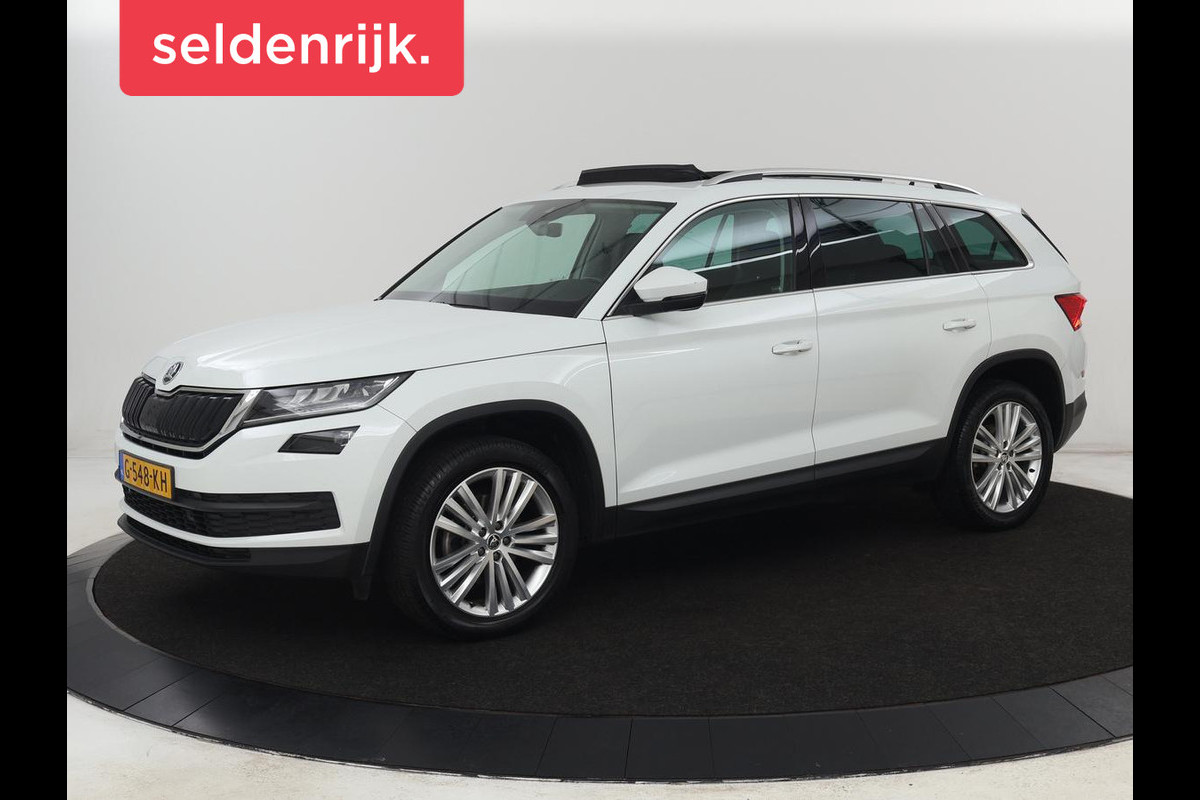 Škoda Kodiaq 1.5 TSI Limited Business Edition 7-persoons | Panoramadak | Adaptive cruise | Trekhaak | Stoelverwarming | Leder/Alcantara | Canton Sound | Keyless | Camera | Carplay | 19'' | Navigatie