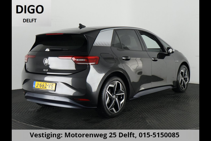 Volkswagen ID.3 First Plus 58 kWh ACCU 89%! BIJNA 2021 . STUUR & STOEL VERWARMING . PARKEERSENSOREN VOOR/ACHTER .