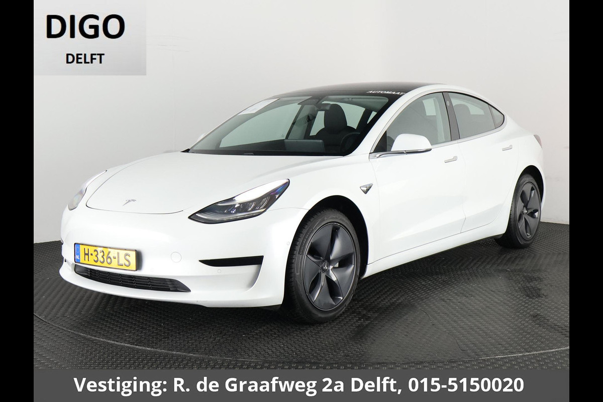 Tesla Model 3 Standard RWD Plus 60 kWh + FSD systeem | Navigatie | Panoramadak |