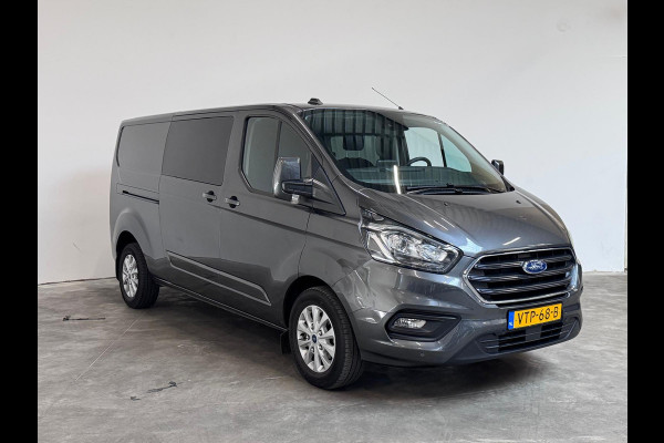 Ford Transit Custom 300 2.0 TDCI L2H1 Limited Dubbele Cabine Navigatie Airco 2 Schuifdeuren Trekhaak Parkeersensoren Carplay DAB