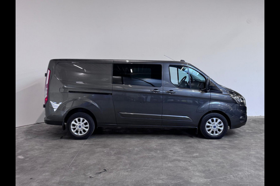 Ford Transit Custom 300 2.0 TDCI L2H1 Limited Dubbele Cabine Navigatie Airco 2 Schuifdeuren Trekhaak Parkeersensoren Carplay DAB