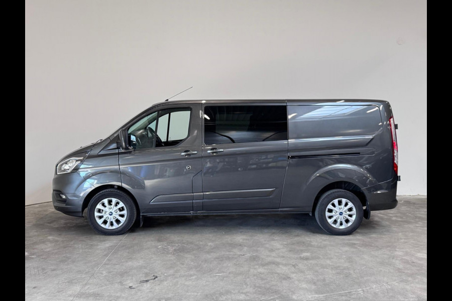 Ford Transit Custom 300 2.0 TDCI L2H1 Limited Dubbele Cabine Navigatie Airco 2 Schuifdeuren Trekhaak Parkeersensoren Carplay DAB