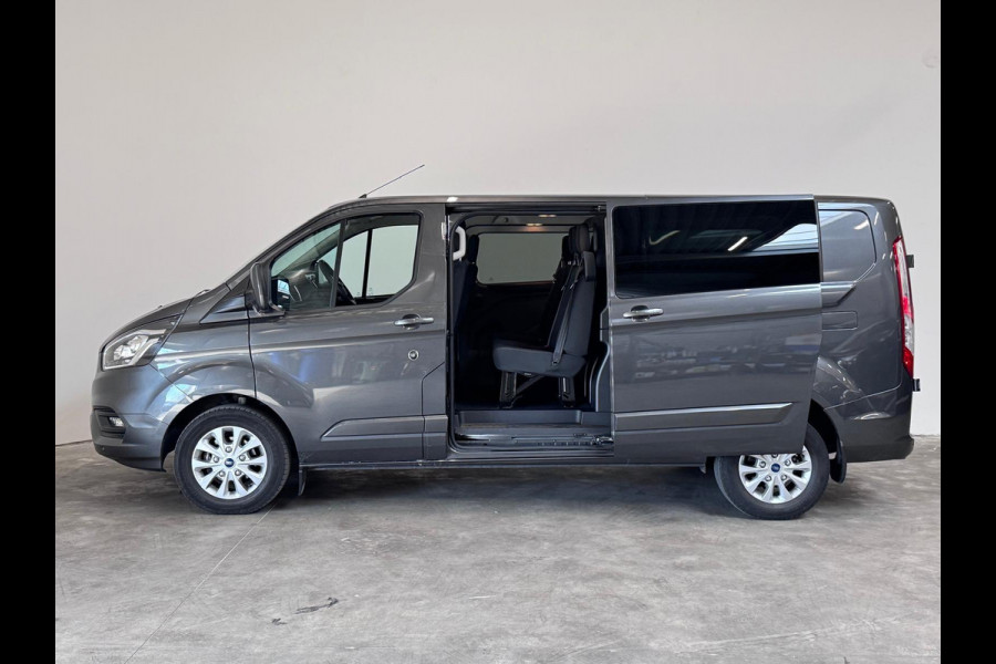 Ford Transit Custom 300 2.0 TDCI L2H1 Limited Dubbele Cabine Navigatie Airco 2 Schuifdeuren Trekhaak Parkeersensoren Carplay DAB