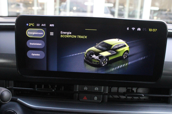 Abarth 600e SCORPIONISSIMA 280PK 54 kWh | SABELT PERFROMANCE SPORTOELEN/BEKLEDING | ENGINE SOUND GENERATOR | PACK DESIGN SCORPIONISSIMA | PACK TECH SCORPIONISSIMA | PACK WINTER (STOEL VERWARMING/VOORRUITVERWARMING) | PACK SCORPION | 20" LICHTMETALEN VELGEN | ABARTH BODYKIT | 360° PARKEERSENSOREN | REMKLAUWEN GROEN | ELEKTRISCH BEDIENBARE BESTUURDERSSTOEL | AMBIANCE INTERIEUR VERLICHTING | ACHTERUITRIJ CAMERA | ADAPTIVE CRUISE CONTROL | DRAADLOZE APPLE CARPLAY/ANDROID AUTO | DODEHOEK DETECTIE | DC SNELLAAD FUNCTIE | DRAADLOZE APPLE CARPLAY/ANDROID AUTO | ELEKTRISCH BEDIENBARE ACHTE