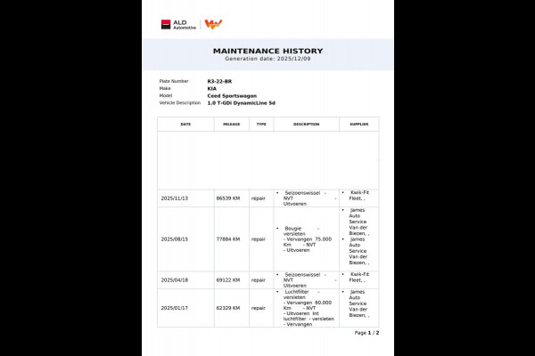 Kia Ceed Sportswagon 1.0 T-GDi DynamicLine|120PK|APPLE CARPLAY, ANDROID AUTO|CAMERA|CRUISE,CLIMA|PDC|1E EIG.|INCL.BTW|NL-AUTO|NAP|