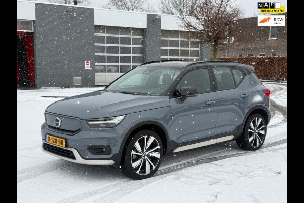 Volvo XC40 Recharge P8 AWD R- SPORT Design, panoramadak,360 camera, stoelverwarming, electr trekhaak, 1e eigenaar, NL auto met nap