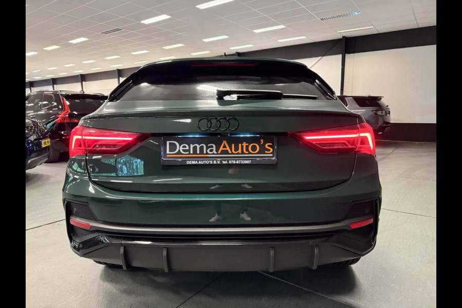 Audi Q3 Sportback 45 TFSI e 3X SLINE BLACK-LINE 20'' PANO/LEDER/SFEERVERL/SONOS/M-STOELEN/CAM/DAB///