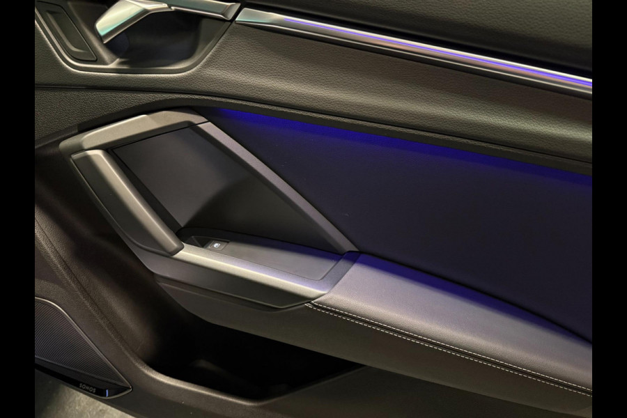 Audi Q3 Sportback 45 TFSI e 3X SLINE BLACK-LINE 20'' PANO/LEDER/SFEERVERL/SONOS/M-STOELEN/CAM/DAB///