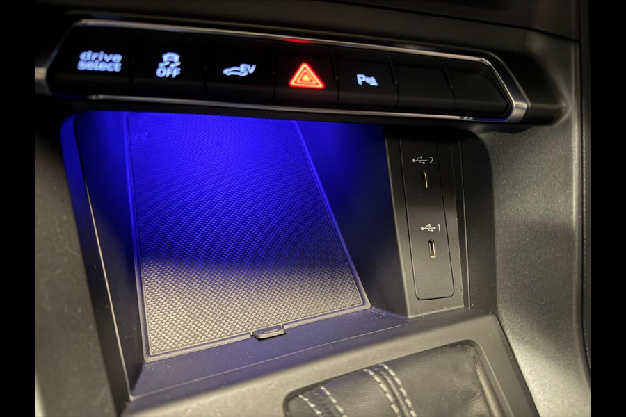 Audi Q3 Sportback 45 TFSI e 3X SLINE BLACK-LINE 20'' PANO/LEDER/SFEERVERL/SONOS/M-STOELEN/CAM/DAB///