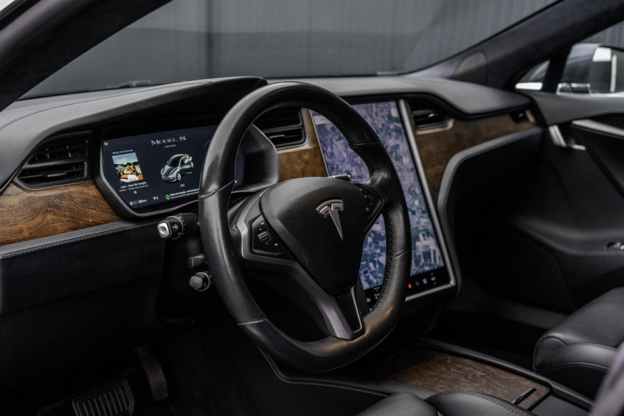 Tesla Model S Longe Range | WLPT 610KM | Full Self-Driving Autopilot | Marge | Luchtvering | Premium interieur | Essenhout decor