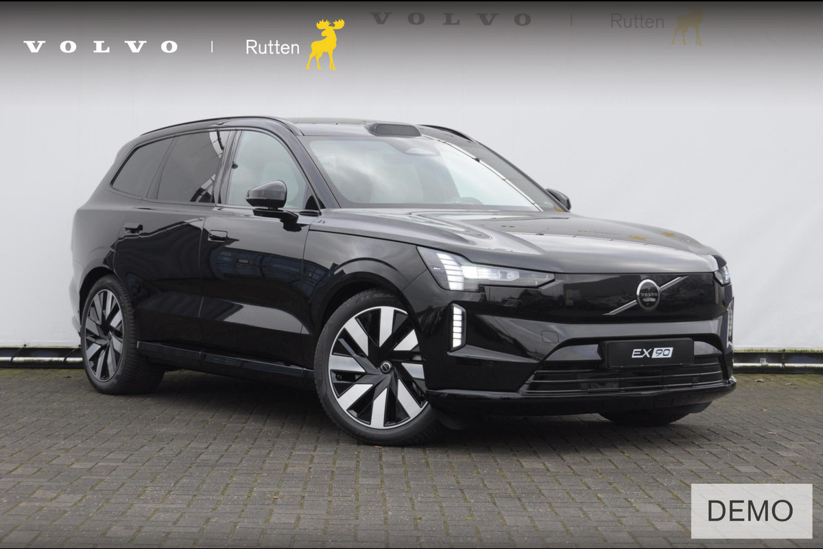 Volvo EX90 408PK Twin Motor Ultra / Panoramadak / Luchtvering / Head-up display / Stoelverwarming en stuurwielverwarming / Massagestoelen / Memory seats / Adaptive cruise control / 360 Camera / elektrische achterklep