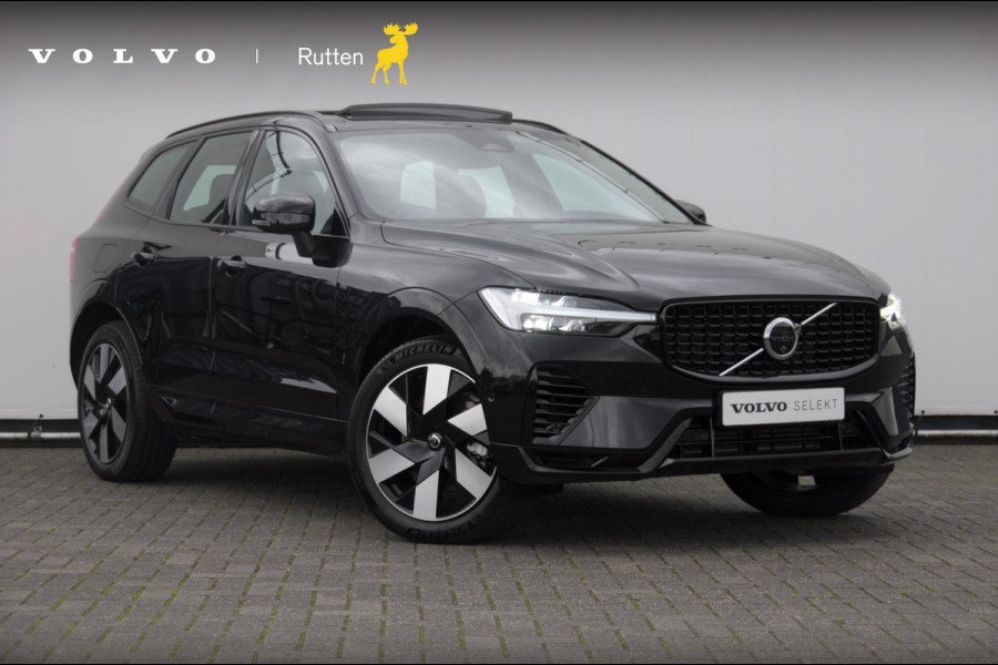 Volvo XC60 T6 350PK Automaat AWD Ultra Dark / Head-up display / Trekhaak/ Harman Kardon audio / Panoramadak / BLIS / Elektrisch bedienbare voorstoelen / Memory seats / Verwarmbare stoelen / Keyless entry /
