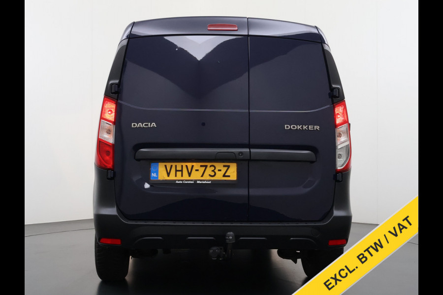 Dacia Dokker 1.5DCI Airco Navi Trekhaak Euro 6 DAB Bluetooth Essential Betonplex Vloer Lat om Lat betimmering Schuifdeur Origineel Nederlandse Auto