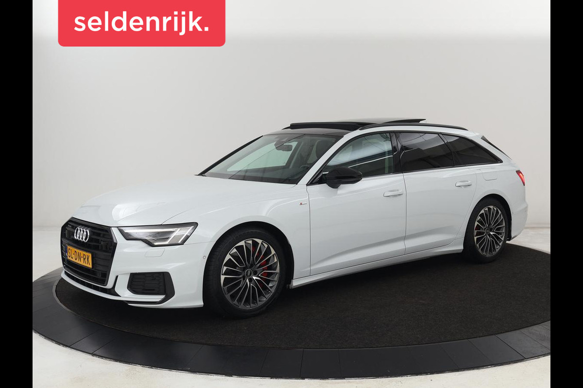 Audi A6 55 TFSI e quattro Competition | Panoramadak | Trekhaak | Leder | Stoelverwarming | Memory | Adaptive cruise | Carplay | Sfeerverlichting | Navigatie | Virtual Cockpit | Matrix LED | PHEV | Plug In