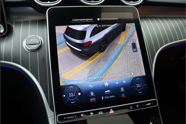 Mercedes-Benz C-Klasse Estate 300 e AMG Line Aut9 | Panoramadak | Trekhaak | Distronic | HUD | Stuurwielverwarming | Memory | Leder | Advanced Sound System | Sfeerverlichting | Rijassistentiepakket+ |