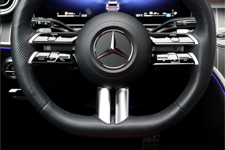 Mercedes-Benz C-Klasse Estate 300 e AMG Line Aut9 | Panoramadak | Trekhaak | Distronic | HUD | Stuurwielverwarming | Memory | Leder | Advanced Sound System | Sfeerverlichting | Rijassistentiepakket+ |