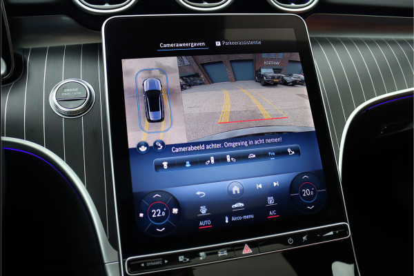 Mercedes-Benz C-Klasse Estate 300 e AMG Line Aut9 | Panoramadak | Trekhaak | Distronic | HUD | Stuurwielverwarming | Memory | Leder | Advanced Sound System | Sfeerverlichting | Rijassistentiepakket+ |