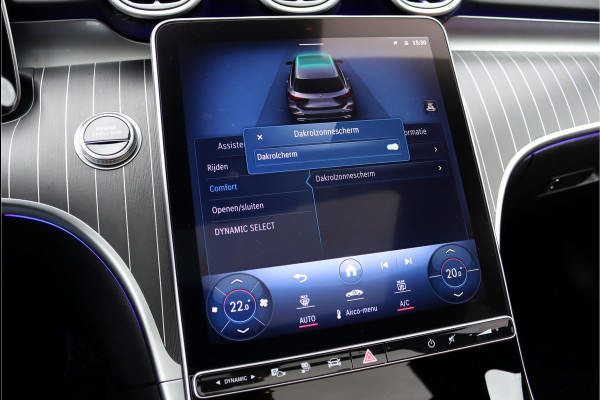 Mercedes-Benz C-Klasse Estate 300 e AMG Line Aut9 | Panoramadak | Trekhaak | Distronic | HUD | Stuurwielverwarming | Memory | Leder | Advanced Sound System | Sfeerverlichting | Rijassistentiepakket+ |