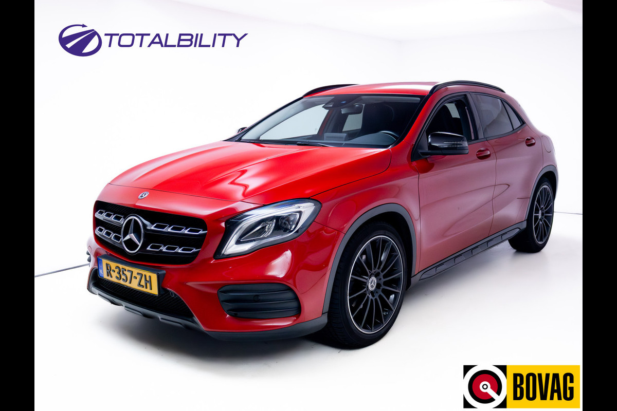 Mercedes-Benz GLA 200 AMG Line Edition Premium Plus Night | Navigatie | Elec. klep | Leer | 19"LMV | Cruise, Trekhaak, High Performance led