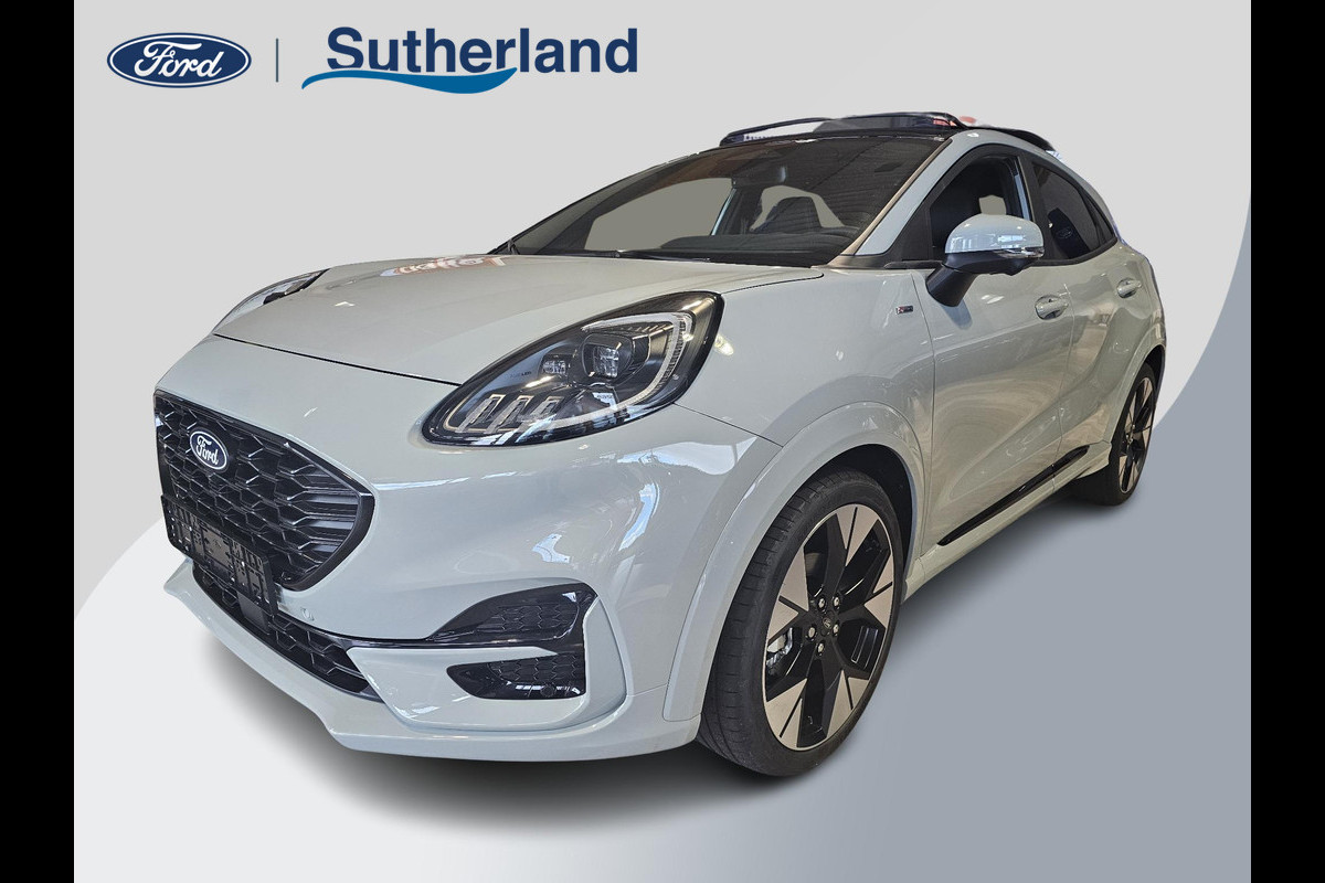 Ford Puma 1.0 EcoBoost Hybrid ST-Line X | SCI | 125pk | Ford Voorraad | Full options | Schuif-kanteldak | B&O geluid | Full led | Adaptive cruise control | Digitaal dashboard | Half leder etc.