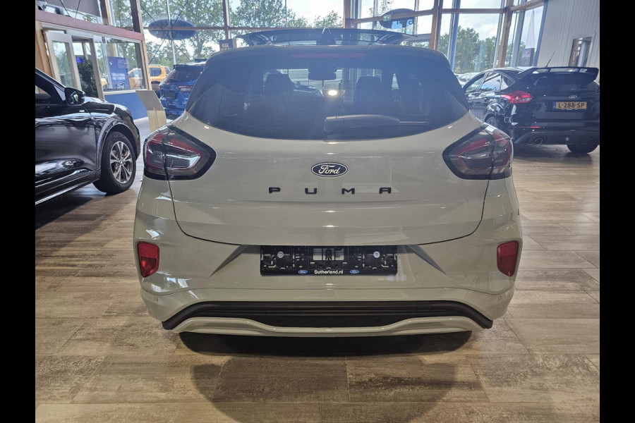 Ford Puma 1.0 EcoBoost Hybrid ST-Line X | SCI | 125pk | Ford Voorraad | Full options | Schuif-kanteldak | B&O geluid | Full led | Adaptive cruise control | Digitaal dashboard | Half leder etc.