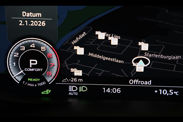 Audi Q8 55 TFSI e Quattro S Line / B & O / Camera / F1 / Cruise Control / Sfeerverlichting / Dig Cockpit / Matrix / Pdc / 23 Inch