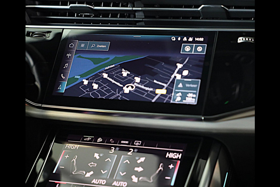 Audi Q8 55 TFSI e Quattro S Line / B & O / Camera / F1 / Cruise Control / Sfeerverlichting / Dig Cockpit / Matrix / Pdc / 23 Inch
