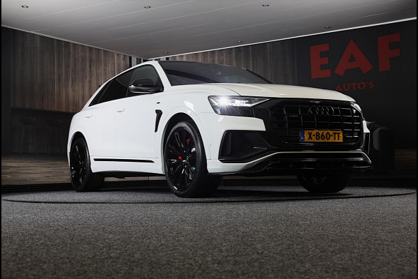 Audi Q8 55 TFSI e Quattro S Line / B & O / Camera / F1 / Cruise Control / Sfeerverlichting / Dig Cockpit / Matrix / Pdc / 23 Inch