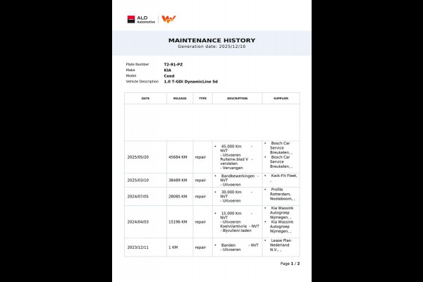 Kia Ceed 1.0 T-GDi DynamicLine|120PK|APPLE CARPLAY/ANDROID AUTO|CAMERA|CRUISE,CLIMATE CONTROL|PDC|1E EIG.|INCL.BTW|NL-AUTO|NAP|