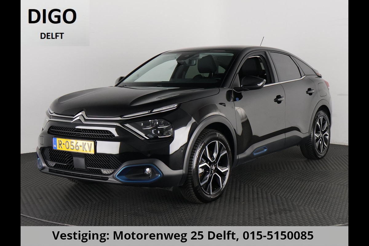 Citroën Ë-C4 SHINE ACCU 95%! BEREIK WLTP 349 GARANTIE 9-2032* PDC V+A . CAMERA .BSM. APPLE CARPLAY & ANDROID AUTO . STOELVERWARMING . DODEHOEK DETECTIE