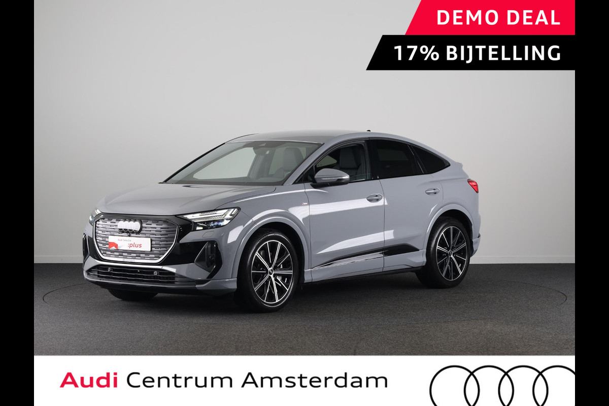 Audi Q4 Sportback e-tron 45 quattro S Edition Competition 82 kWh 286pk |  Assistentiepakket plus | 20 inch lichtmetalen velgen | Lichtpakket plus |