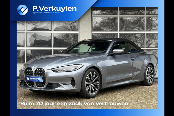 BMW 4 Serie Cabrio 420i High Executive | NEKVERWARMING | DRIVING ASS. PROFF. | HEAD UP | KEYLESS ENTRY |