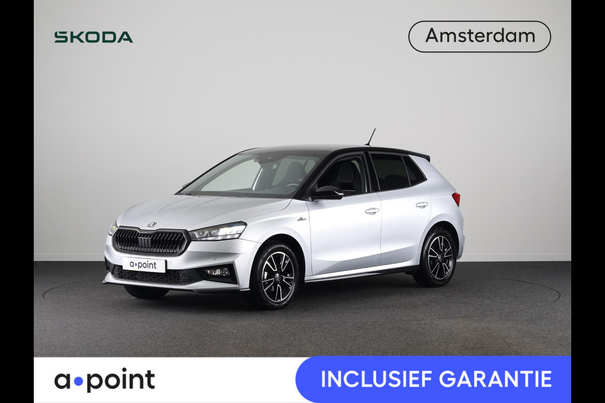 Škoda Fabia 1.0 TSI Monte Carlo 95 pk | Verlengde garantie | Navigatie via App | Parkeersensoren | Achteruitrijcamera | Stoelverwarming |