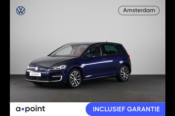 Volkswagen e-Golf E-DITION 136 pk | Navigatie | Warmtepomp | Parkeersensoren | Autom. airco | Stoelverwarming | Voll. digitaal instrumentenpaneel |
