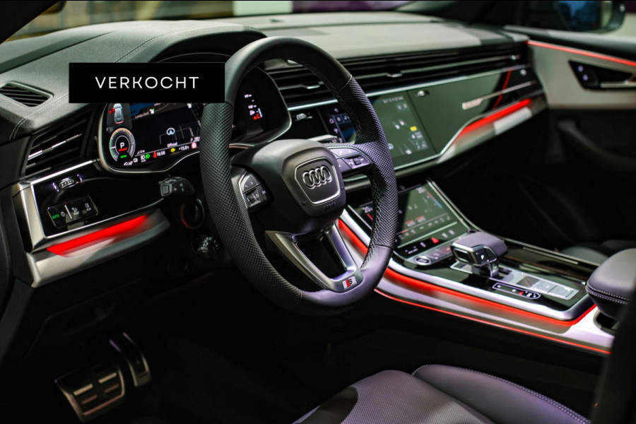 Audi Q8 60 TFSI e Quattro Competition *Pano*RS-Stoelen*B&O*4-Wiel besturing*360 Camera*