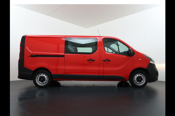 Opel Vivaro D 126PKDubbele Cabine 5-Persoons L2H1 Trekhaak Camera Navi Airco Cruise Control Pdc Sport EcoFlex 1.6CDTI Euro 6 Betonplex Vloer Wandbetimmering Schuifdeur 1e Eigenaar Origineel Nederlandse Auto