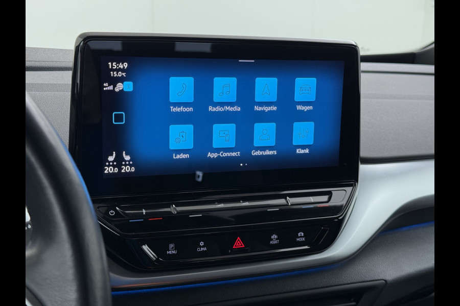 Volkswagen ID.4 Pro 77kWh SOH 95% Trekhaak 19" Adap.Cruise Apple Carplay Android Auto Navi Ecc Pdc Stoel+Stuurverwarming Lmv Led Comfort Pakket Bluetooth 1e Eigenaar Origineel Nederlandse Auto 1.000 KG trekvermogen