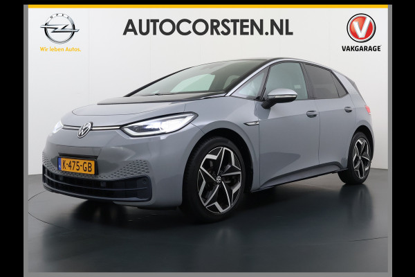 Volkswagen ID.3 First Plus 58kWh Navi-Pro Adap.Cruise Camera Lmv 19" Ecc Apple Carplay Android Auto SOH 91% Stoel+Stuurverwarming Lmv Matrix led Privacy Glas Keyless Rijstrooksensor Origineel Nederlandse Auto