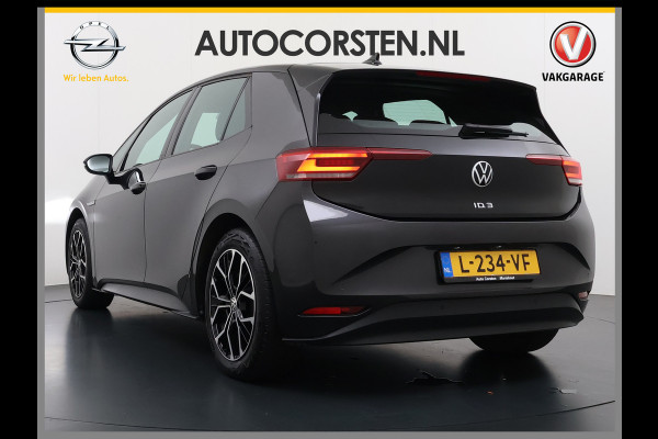 Volkswagen ID.3 Pro 58kWh Apple Carplay Android Adap.Cruise App-Connect SOH 92% Navi Ecc Pdc-a+v Voorklimatisering Stoelverwarming Bordherkenning Lane-Assist Lmv Led Rijstrooksensor Origineel Nederlandse Auto 1e eigenaar