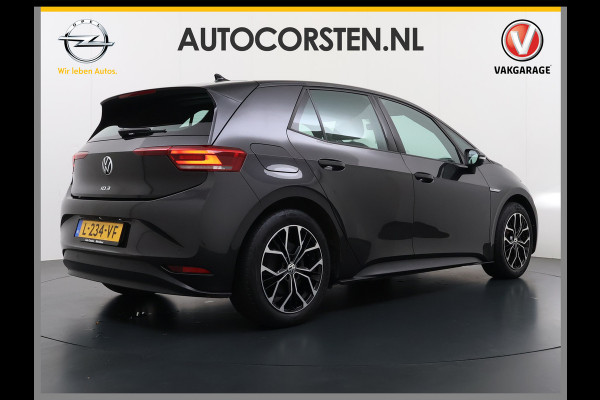 Volkswagen ID.3 Pro 58kWh Apple Carplay Android Adap.Cruise App-Connect SOH 92% Navi Ecc Pdc-a+v Voorklimatisering Stoelverwarming Bordherkenning Lane-Assist Lmv Led Rijstrooksensor Origineel Nederlandse Auto 1e eigenaar