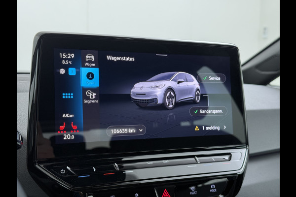 Volkswagen ID.3 Pro 58kWh Apple Carplay Android Adap.Cruise App-Connect SOH 92% Navi Ecc Pdc-a+v Voorklimatisering Stoelverwarming Bordherkenning Lane-Assist Lmv Led Rijstrooksensor Origineel Nederlandse Auto 1e eigenaar