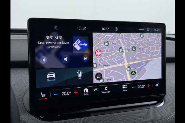 Škoda ENYAQ iV Warmtepomp Trekhaak 21"LM Apple Carplay Android 1/2 Leer Navi Ecc Camera Cruise Control SOH 93% Comfort-pakket  Privacy Glas Keyless advanced Climate-pakket Parkeer pakket 180pk iv60 1e Eigenaar Origineel Nederlandse Auto Zeer Compleet! 1.000kg trekvermogen € 48.500 nieuw