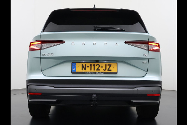 Škoda ENYAQ iV Warmtepomp Trekhaak 21"LM Apple Carplay Android 1/2 Leer Navi Ecc Camera Cruise Control SOH 93% Comfort-pakket  Privacy Glas Keyless advanced Climate-pakket Parkeer pakket 180pk iv60 1e Eigenaar Origineel Nederlandse Auto Zeer Compleet! 1.000kg trekvermogen € 48.500 nieuw