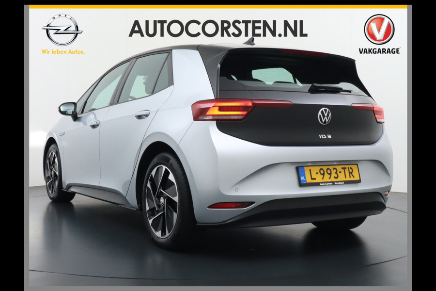 Volkswagen ID.3 204pk Life 58kWh Apple Carplay Android Auto Adaptieve Cruise Navi-Pro Ecc SOH 91% Mirrorlink DAB Keyless Led Pdc Stoel+Stuurverwarming 1e Eigenaar Origineel Nederlandse Auto