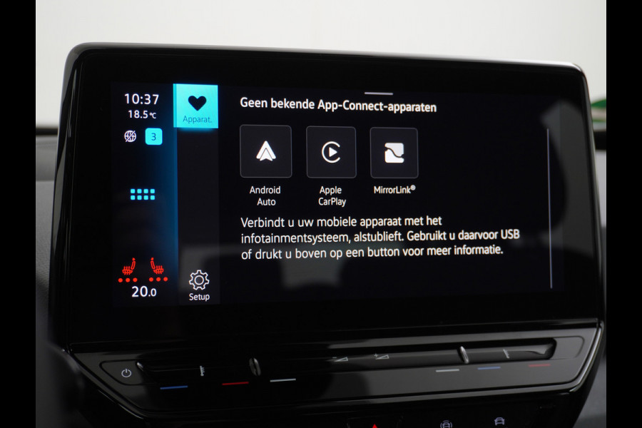 Volkswagen ID.3 204pk Life 58kWh Apple Carplay Android Auto Adaptieve Cruise Navi-Pro Ecc SOH 91% Mirrorlink DAB Keyless Led Pdc Stoel+Stuurverwarming 1e Eigenaar Origineel Nederlandse Auto