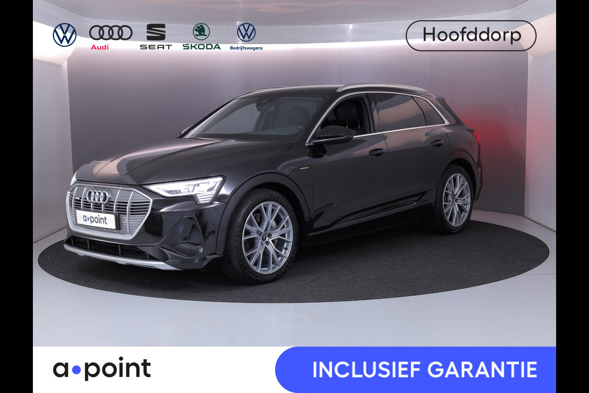 Audi e-tron 55 quattro S edition 95 kWh 408pk | Navigatie | Elektrisch verstelbare voorstoelen | Luchtvering | Parkeercamera | Matrix koplampen| SOH 100%