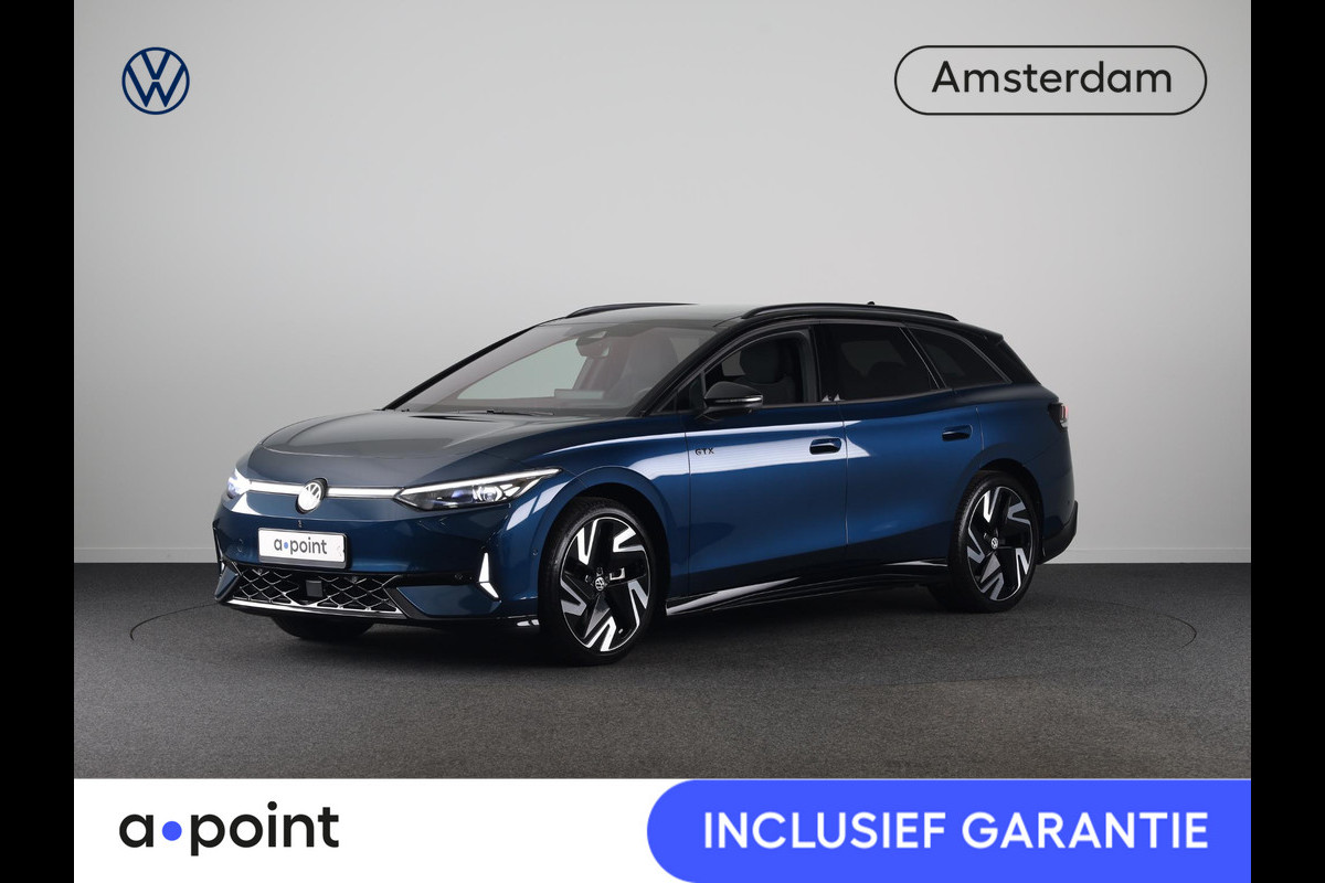 Volkswagen ID.7 Tourer GTX 86 kWh 340 pk | Verlengde garantie | Navigatie | Panoramadak | Trekhaak (wegklapbaar) | Parkeersensoren (Park assist) | Rondomzicht camera | Stoelverwarming |